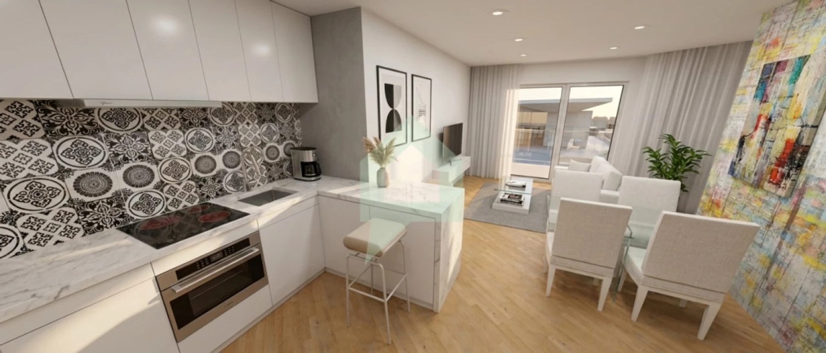 Apartamento T1 para Venda em Barcelos, V.Boa, V.Frescainha Foto 1