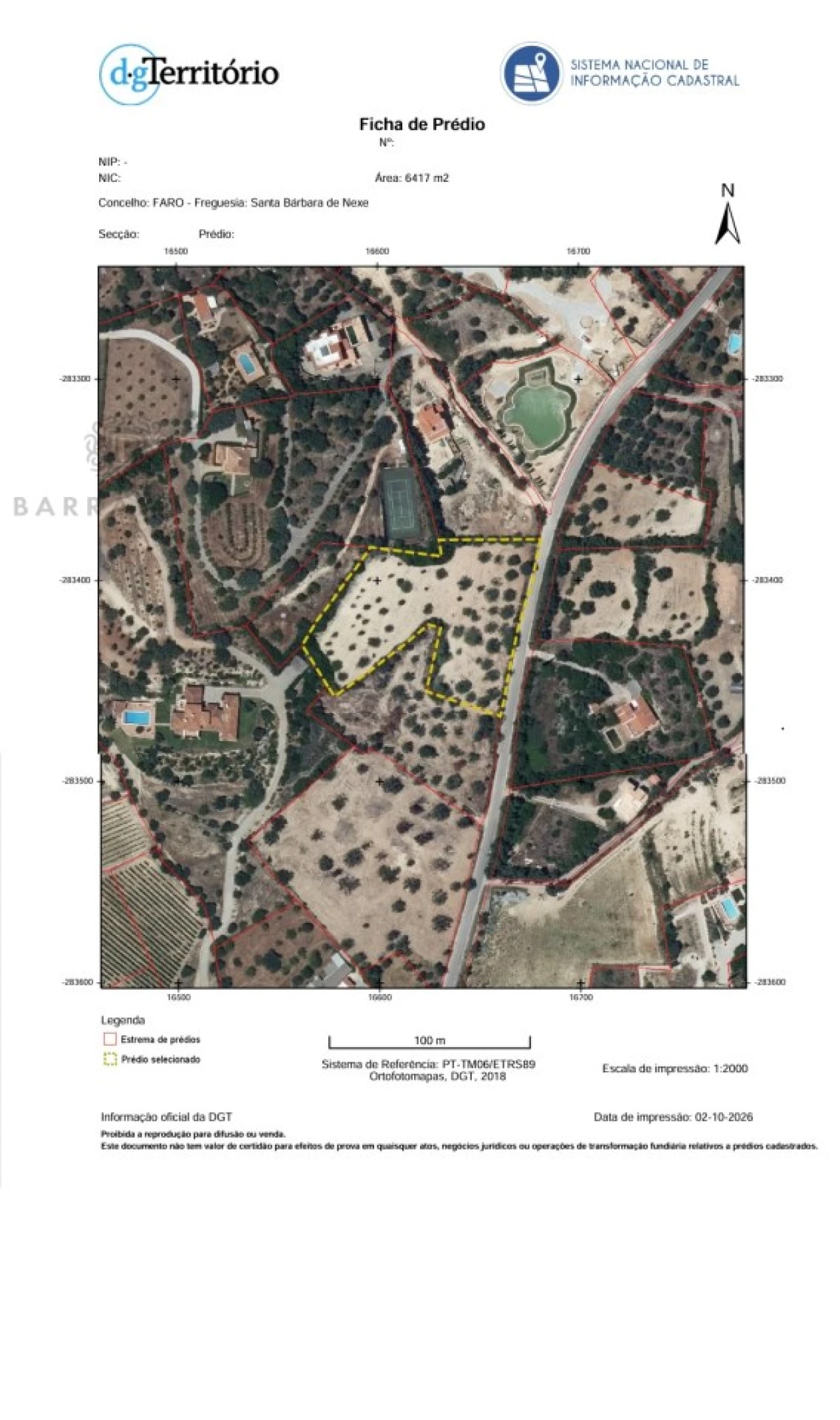 Terreno para Venda em Santa Barbara de Nexe Foto 3