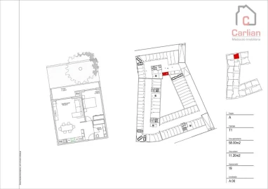 Apartamento T1 para Venda em Arcozelo