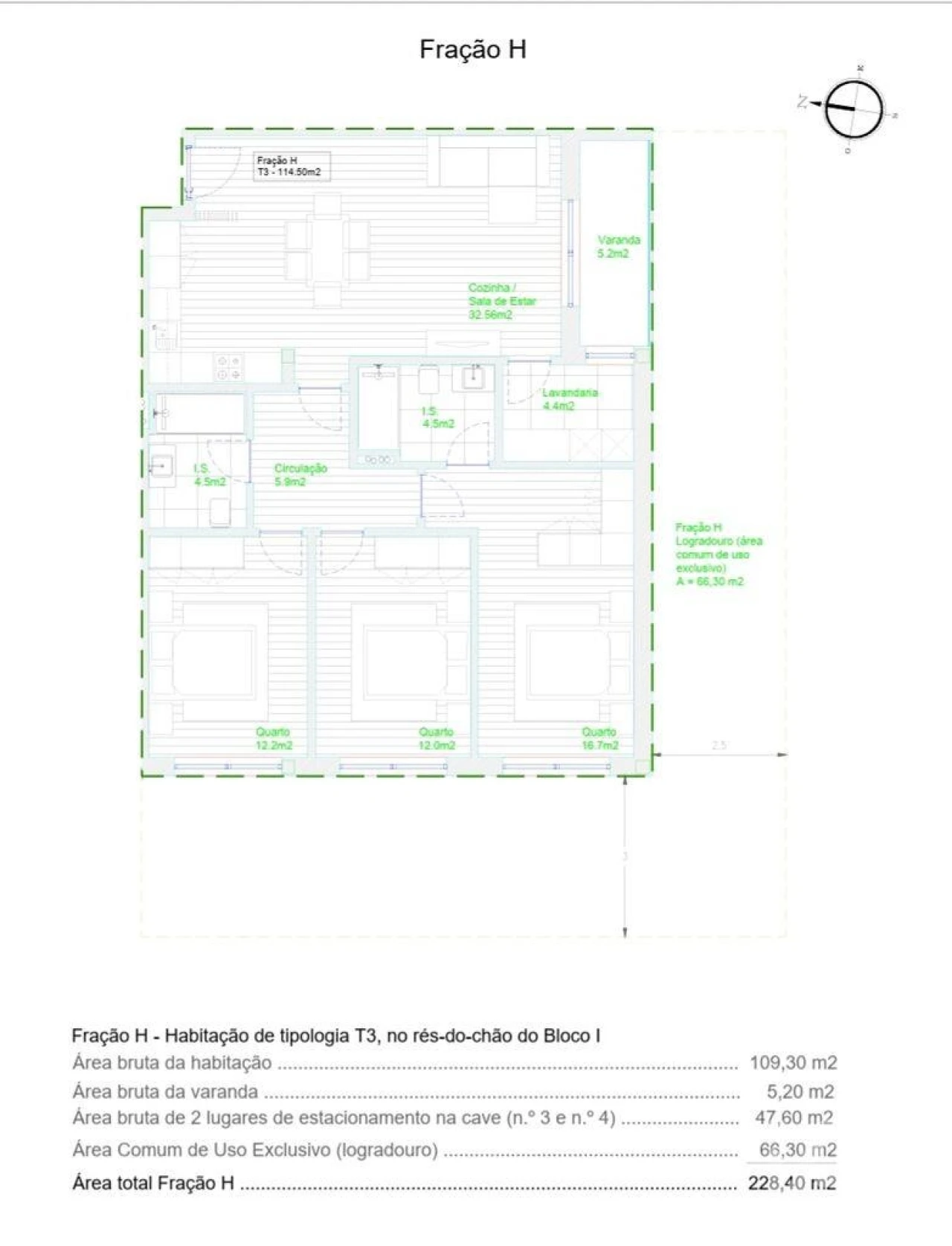 Apartamento T3 para Venda em Barcelos, V.Boa, V.Frescainha Foto 19