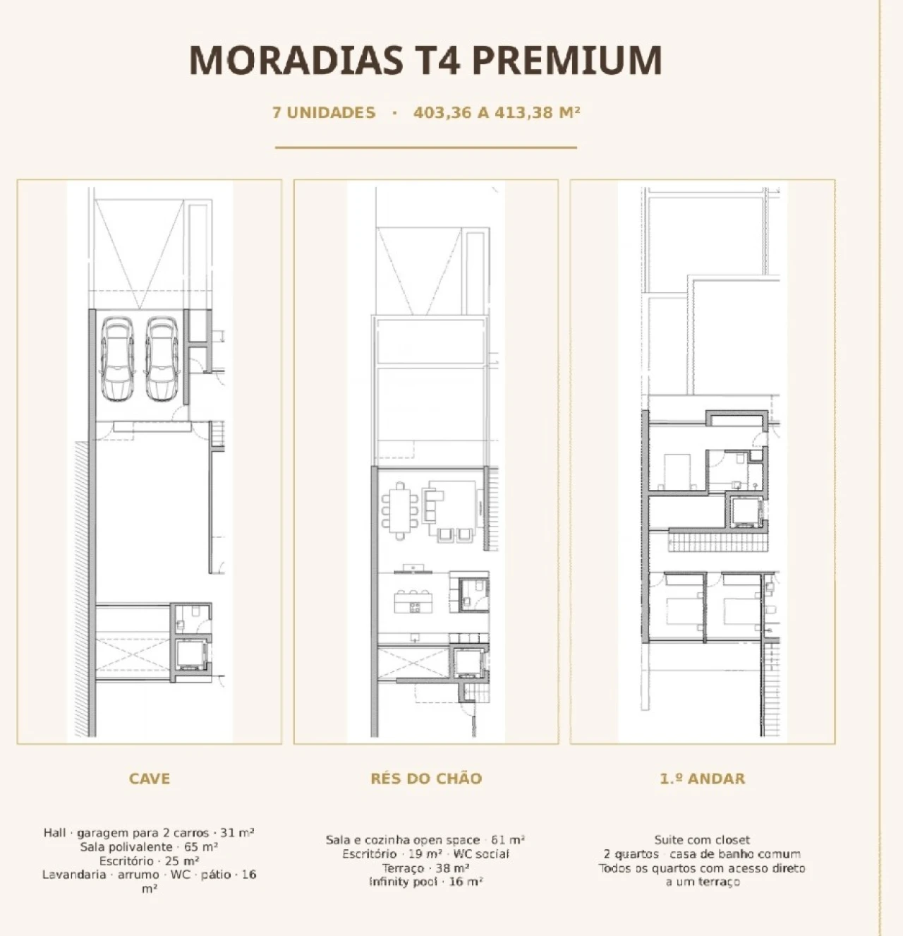 Moradia T3 para Venda em Grijó e Sermonde Planta 2
