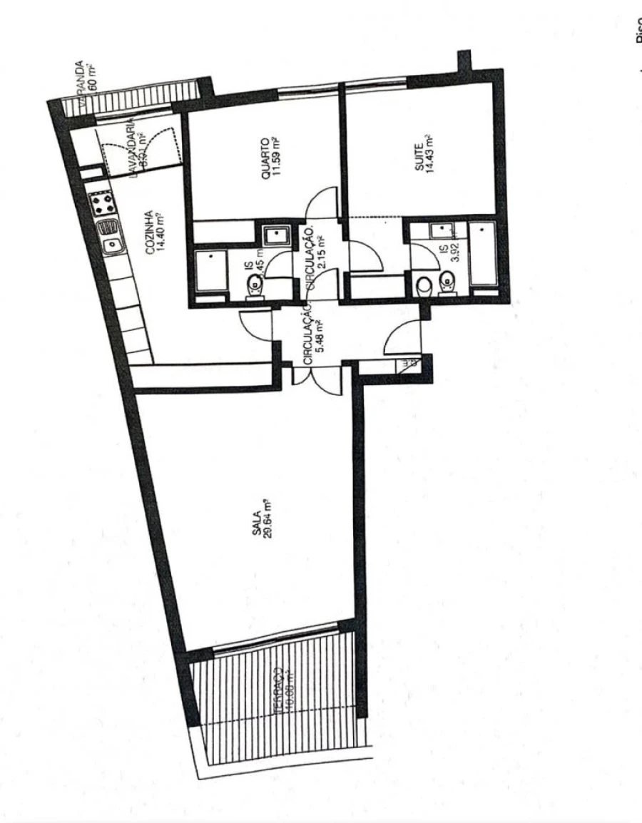 Apartamento T2 para Venda em Oeiras e São Julião da Barra, Paço de Arcos e Caxias Planta 1