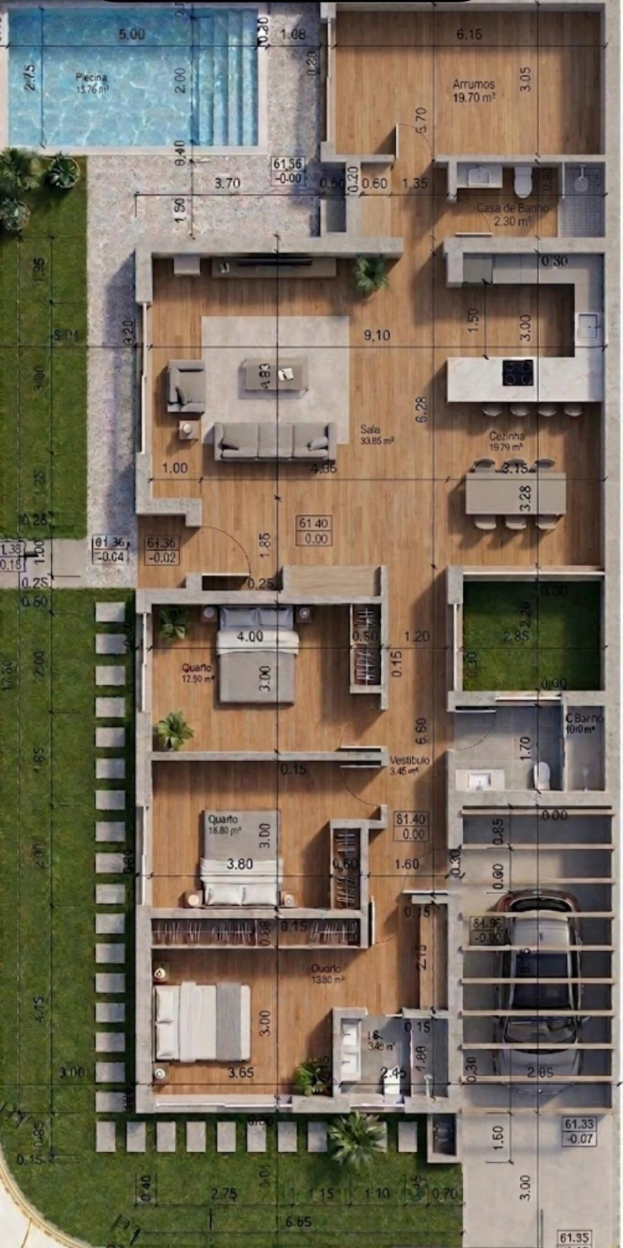 Moradia T4 para Venda em Fernao Ferro Foto 36