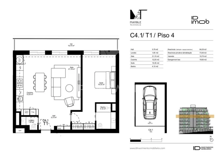 Apartamento T1 para Venda em Gondomar (São Cosme), Valbom e Jovim Foto 13