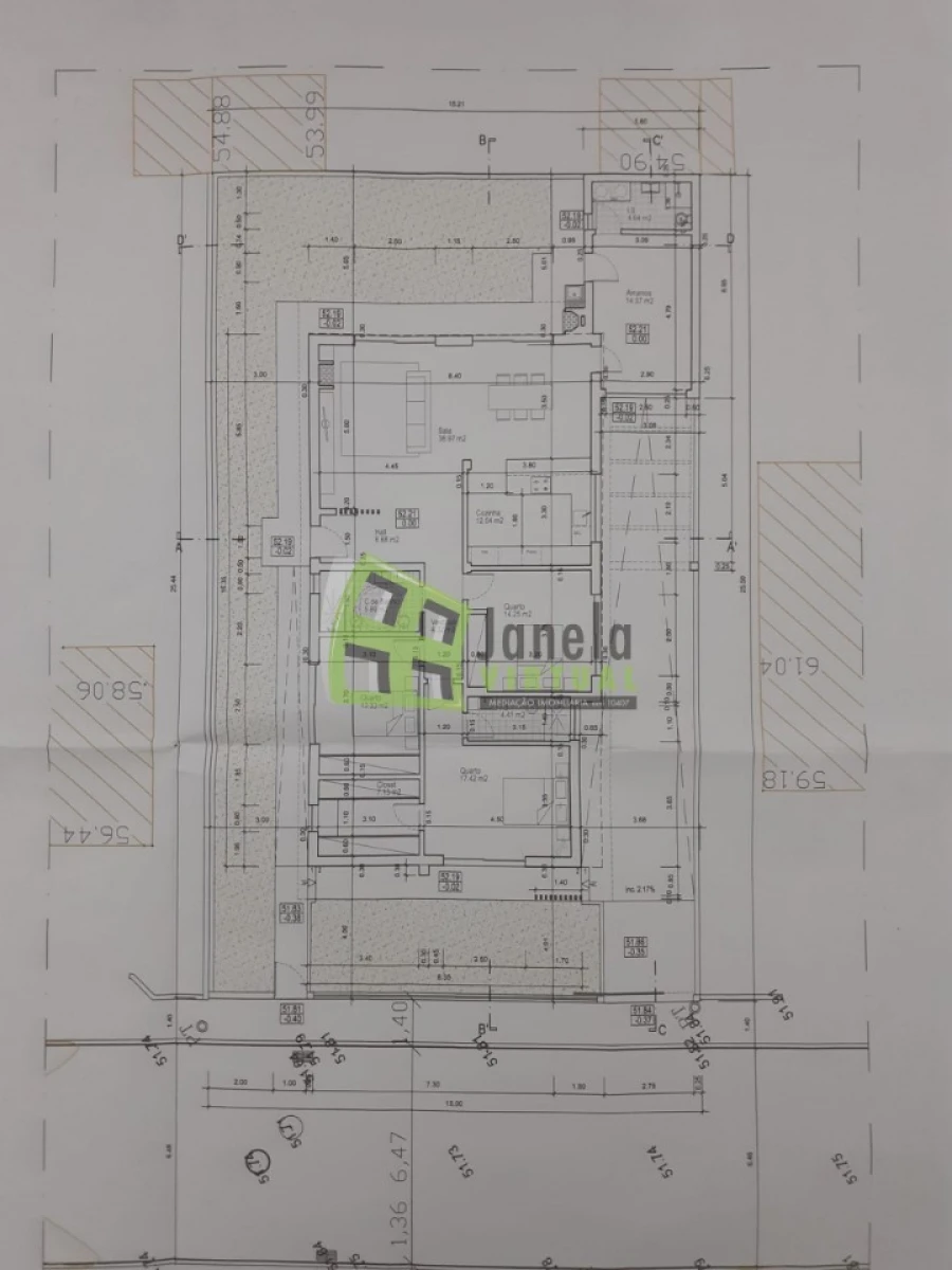 Moradia T3 para Venda em Fernao Ferro Planta 1