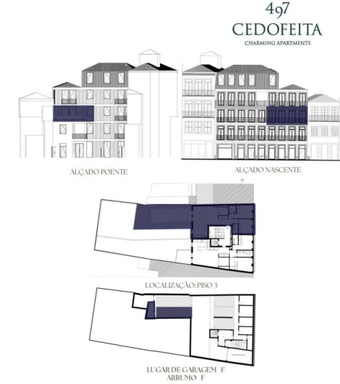 Apartamento T3 para Venda em Cedofeita, Santo Ildefonso, Sé, Miragaia, São Nicolau e Vitória