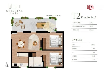 Apartamento T2 para Venda em Campanhã