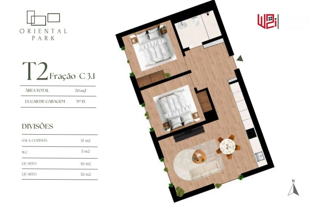 Apartamento T2 para Venda em Campanhã Foto 18