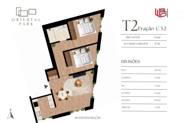 Apartamento T2 para Venda em Campanhã Foto 35