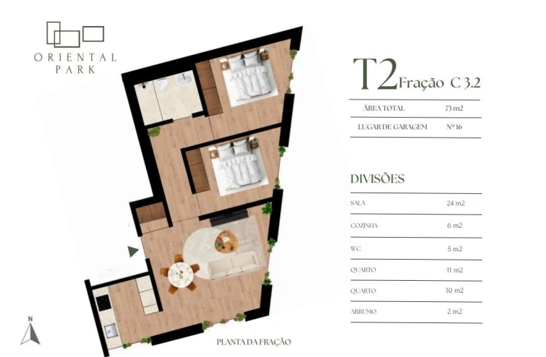 Apartamento T2 para Venda em Campanhã Foto 40