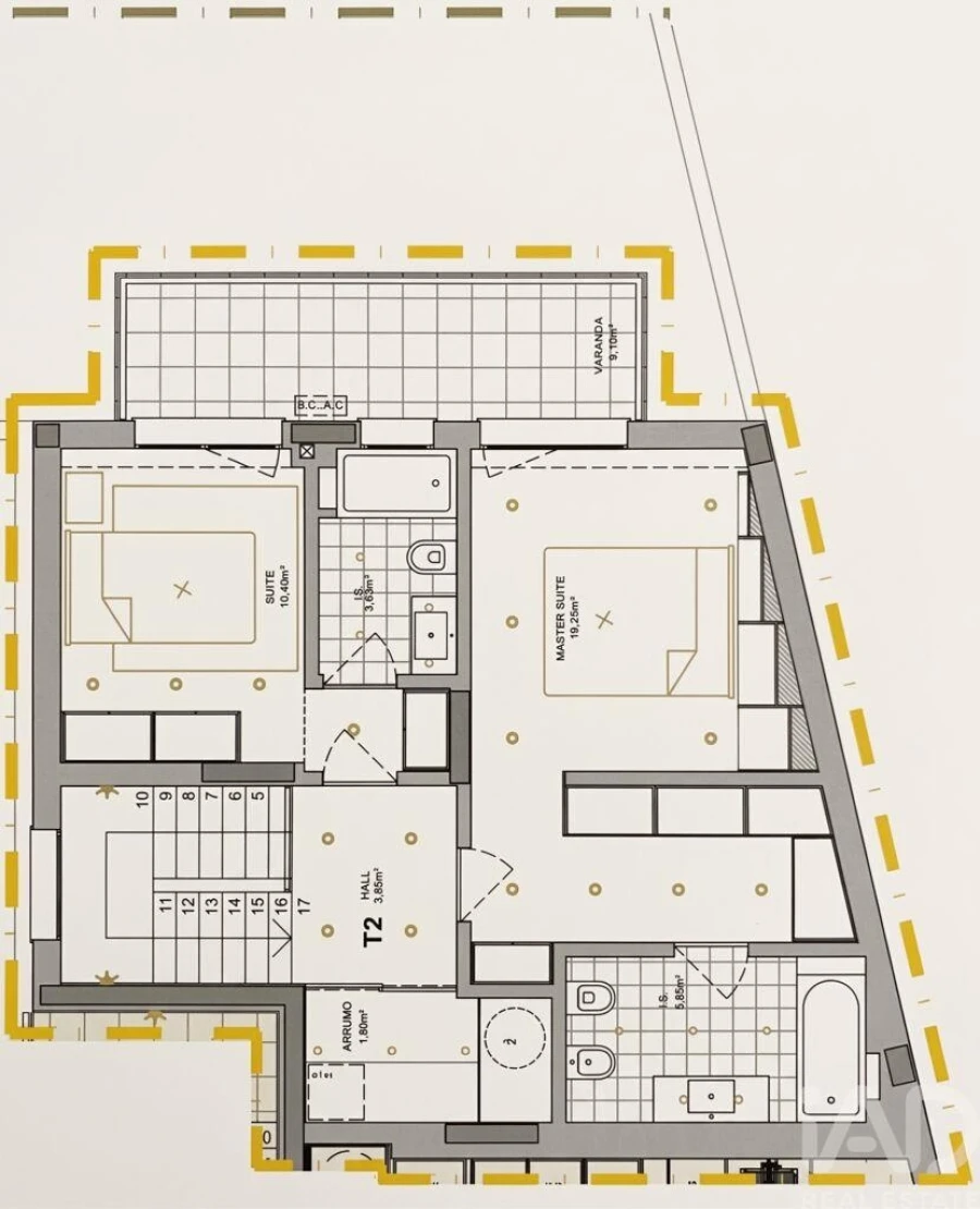 Apartamento T2 para Venda em Laranjeiro e Feijó Foto 13