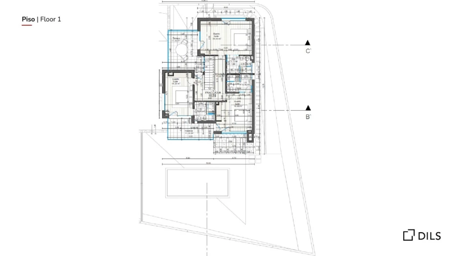 Moradia T4 para Venda em São Pedro da Cadeira Planta 2