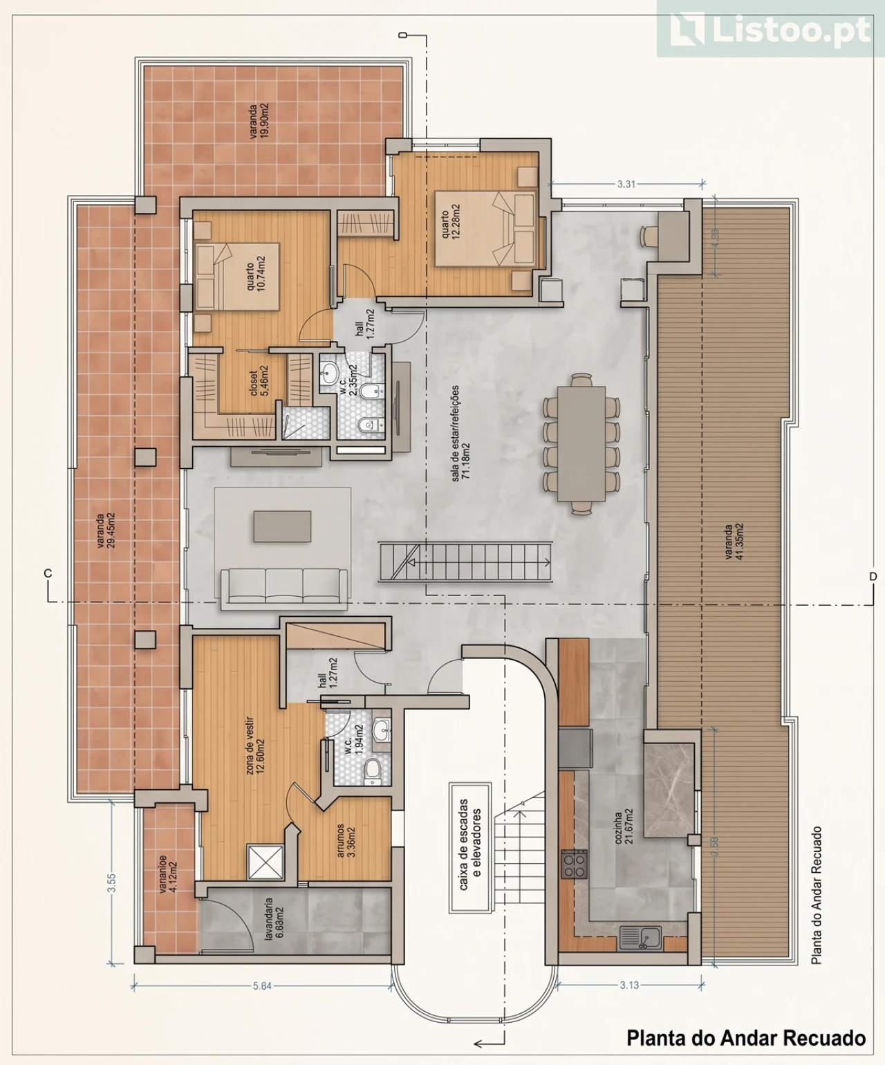 Apartamento T5 para Venda em Aldoar, Foz do Douro e Nevogilde Foto 35