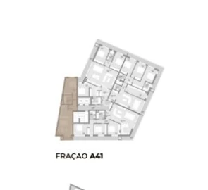 Apartamento T1 para Venda em Bougado (São Martinho e Santiago)
