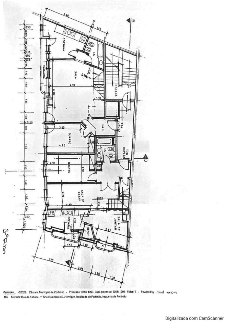 Apartamento T3 para Venda em Portimão Planta 1