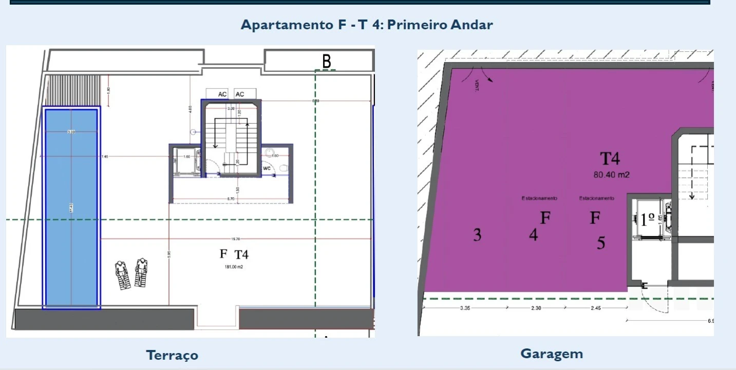 Apartamento T4 para Venda em Montenegro Planta 2