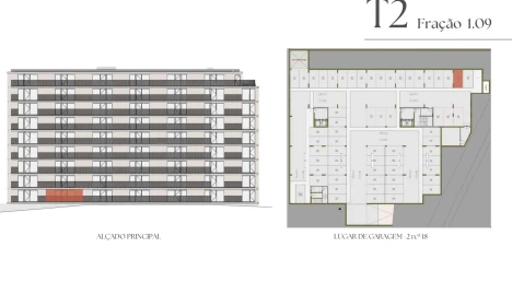 Apartamento T2 para Venda em Mafamude e Vilar do Paraíso