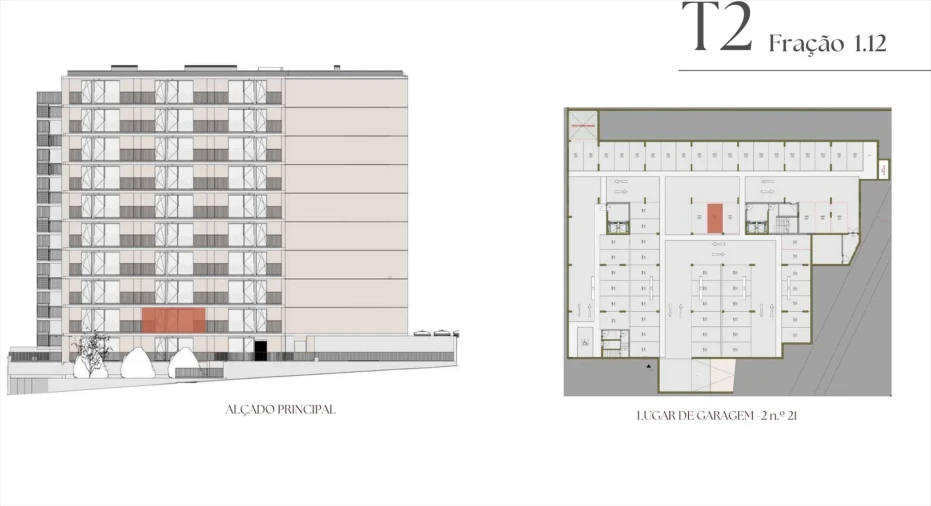 Apartamento T2 para Venda em Mafamude e Vilar do Paraíso Foto 7
