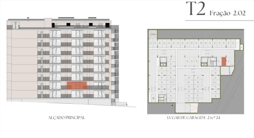 Apartamento T2 para Venda em Mafamude e Vilar do Paraíso