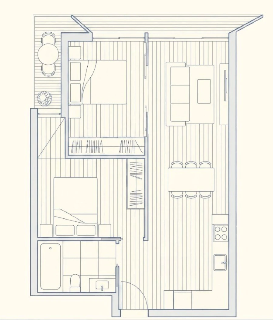 Apartamento T2 para Venda em Ramalde Planta 1