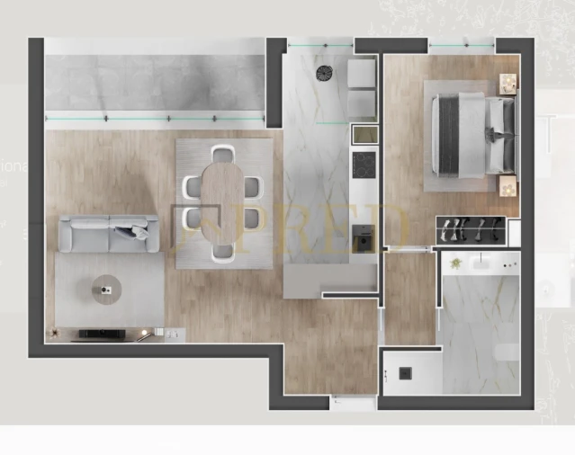 Apartamento T1 para Arrendamento em Canidelo Foto 20