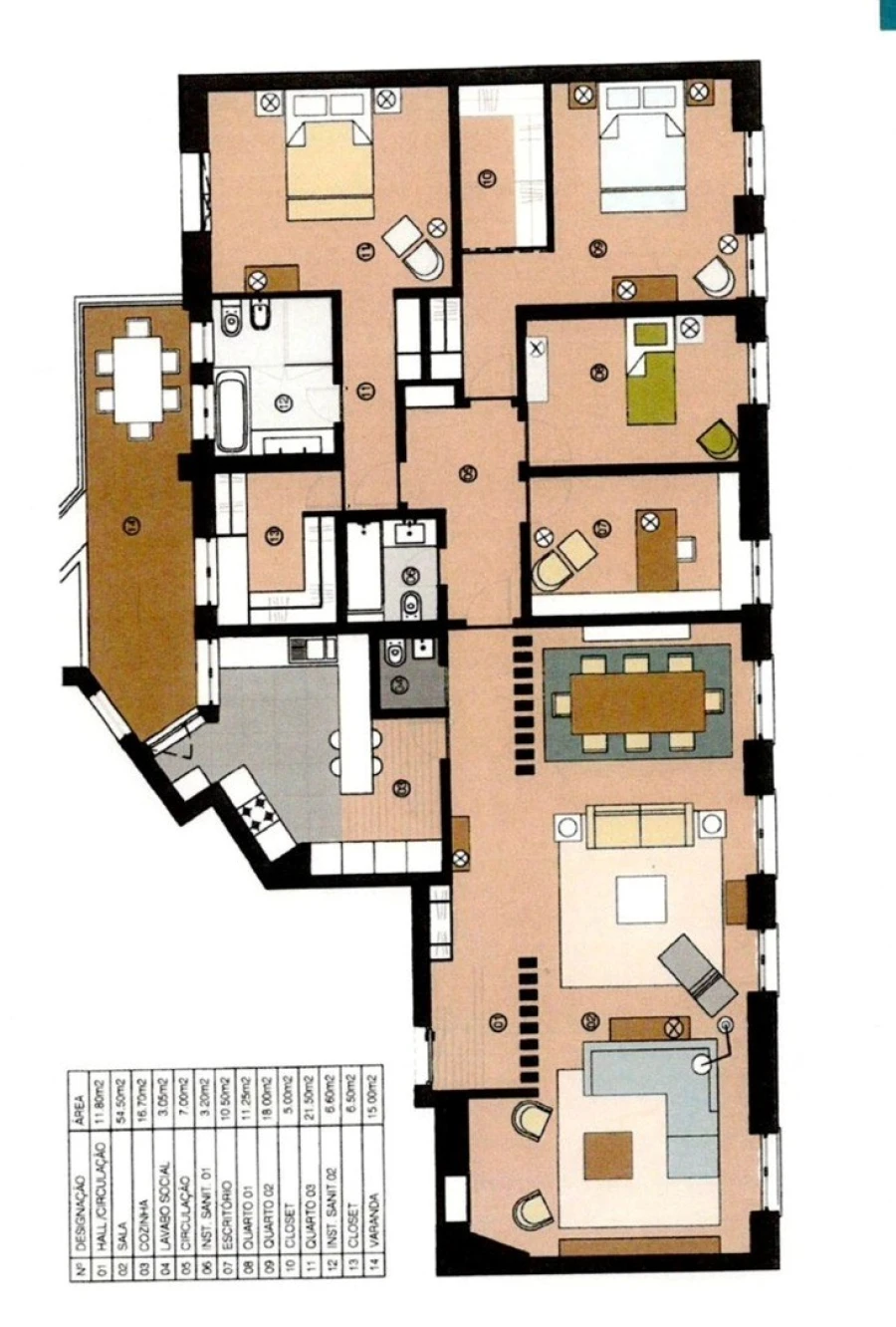 Apartamento T4 para Venda em Arroios Foto 42