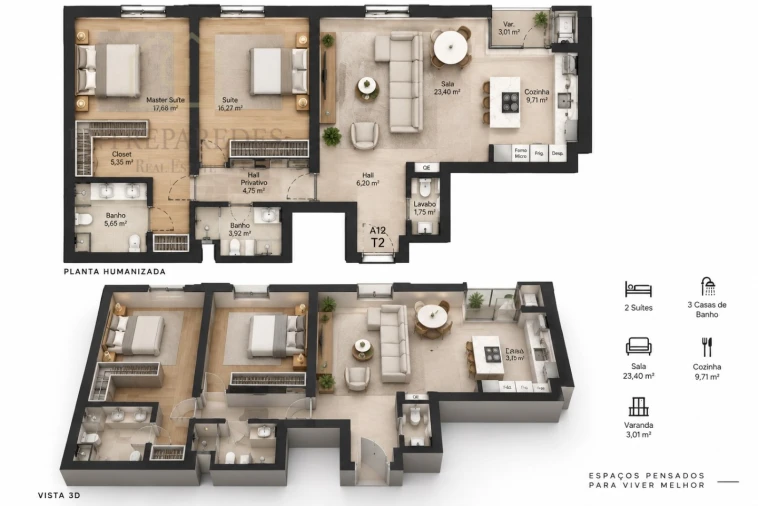 Apartamento T2 para Venda em Gondomar (São Cosme), Valbom e Jovim Foto 2
