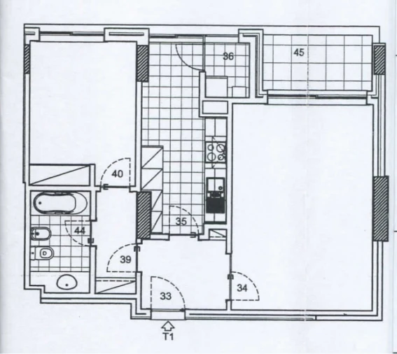 Apartamento T1 para Venda em Santa Clara Planta 1