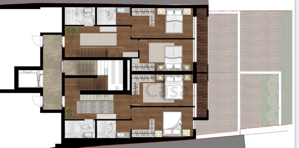 Apartamento T2 para Arrendamento em São Vitor (Braga) Foto 7