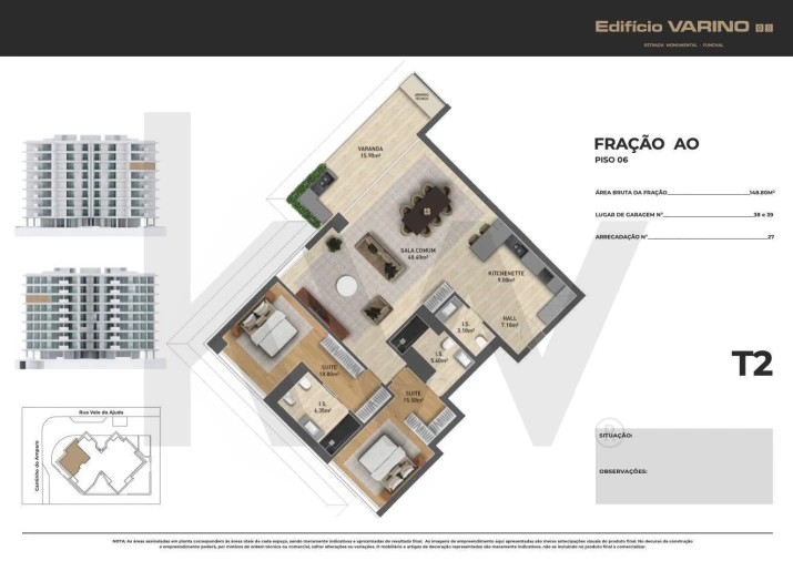 Apartamento T2 para Venda em São Martinho Foto 43