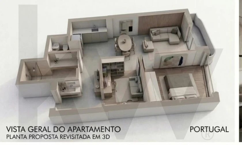 Apartamento T1 para Venda em Rio Tinto Foto 3