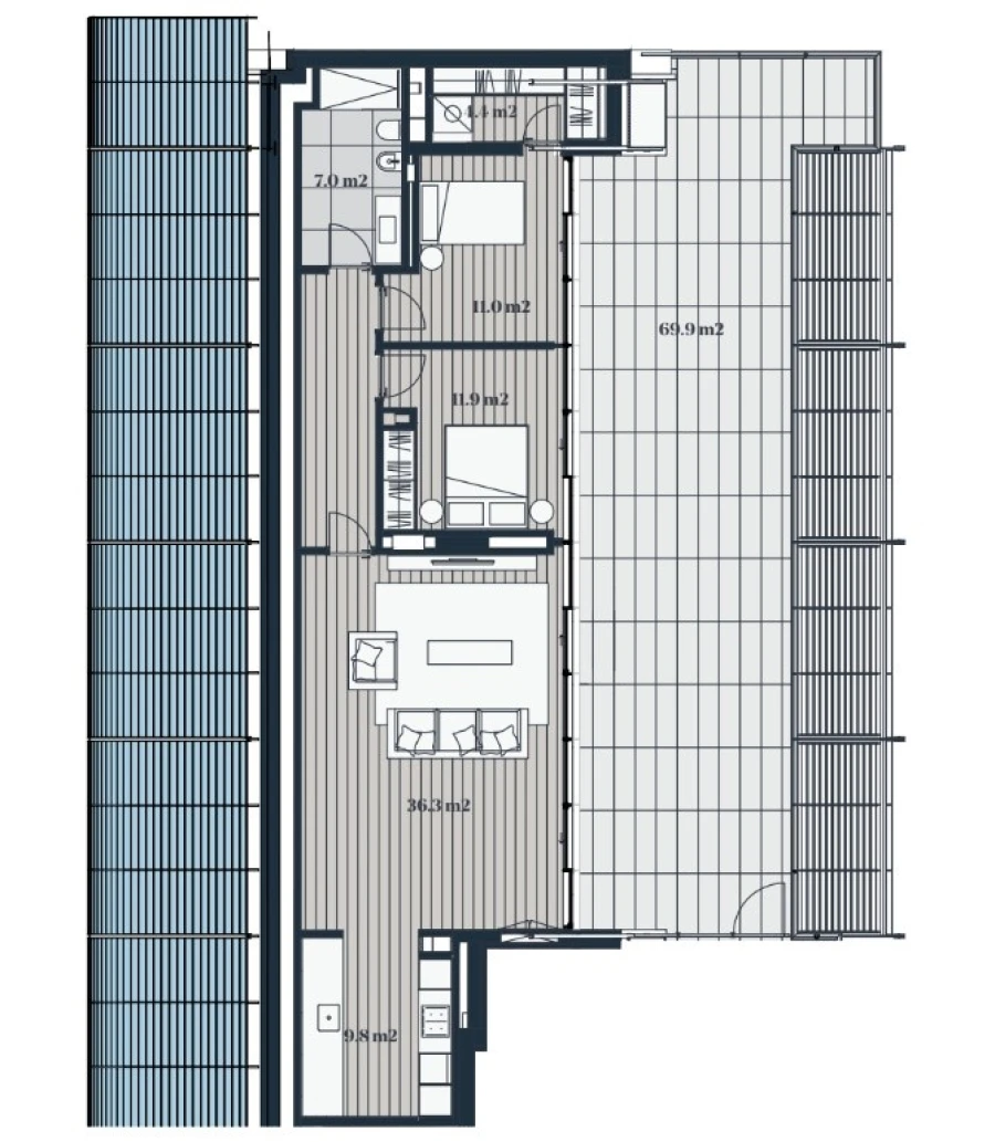 Apartamento T2 para Venda em Marvila Planta 1