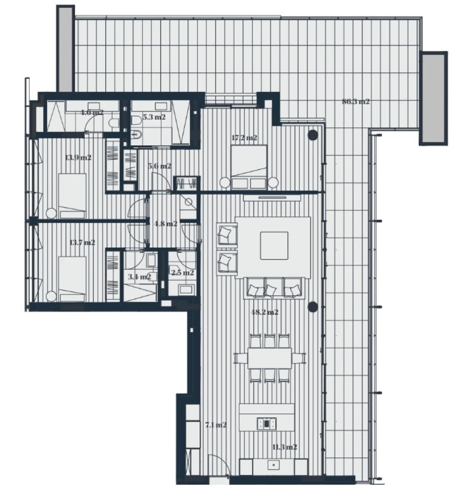 Apartamento T3 para Venda em Marvila Planta 1