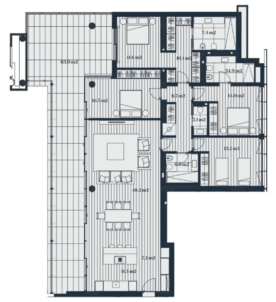 Apartamento T4 para Venda em Marvila Planta 1