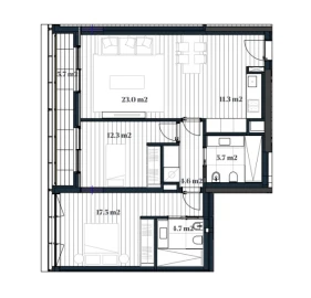 Apartamento T2 para Venda em Marvila