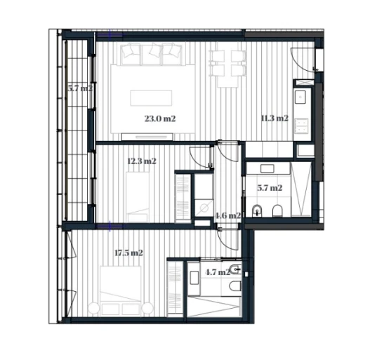 Apartamento T2 para Venda em Marvila Planta 1