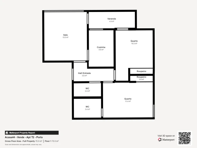 Apartamento T2 para Venda em Paranhos Foto 32