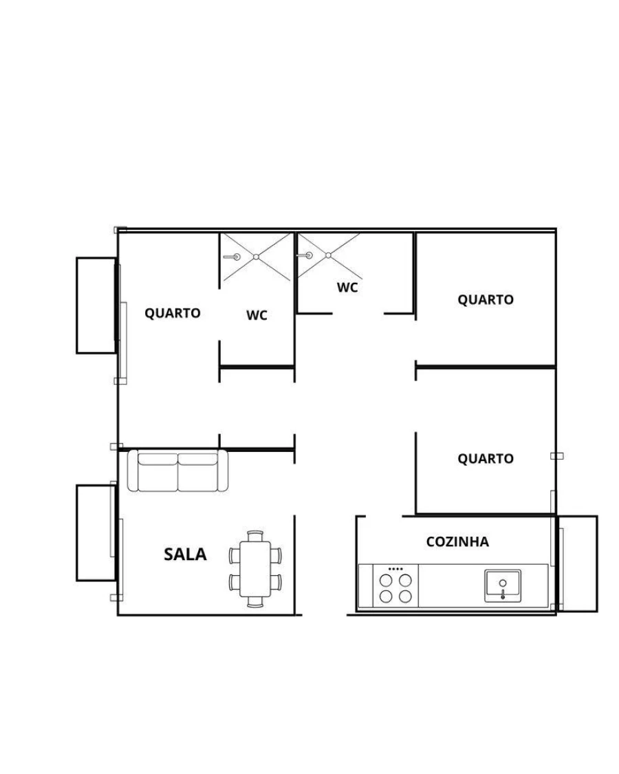 Apartamento T3 para Venda em Paços de Brandão Foto 29