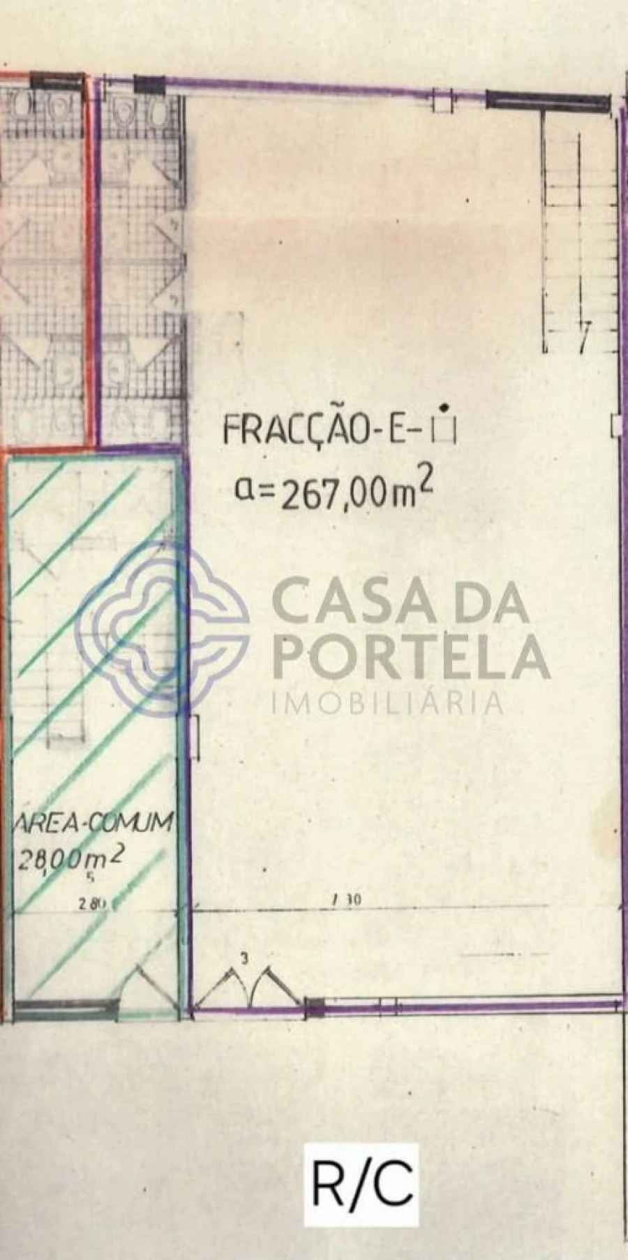 Loja para Venda em São João da Madeira Planta 1