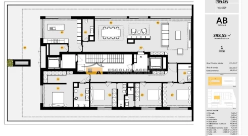 Apartamento T4 para Venda em Cidade da Maia