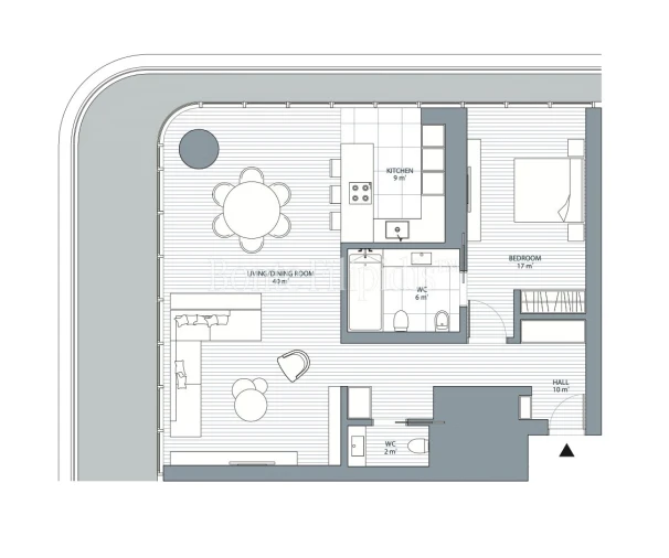 Apartamento T1 para Arrendamento em Campolide Foto 32