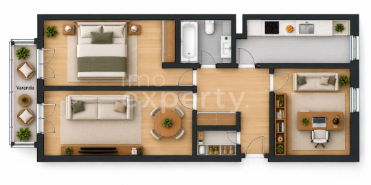 Apartamento T2 para Venda em Marvila