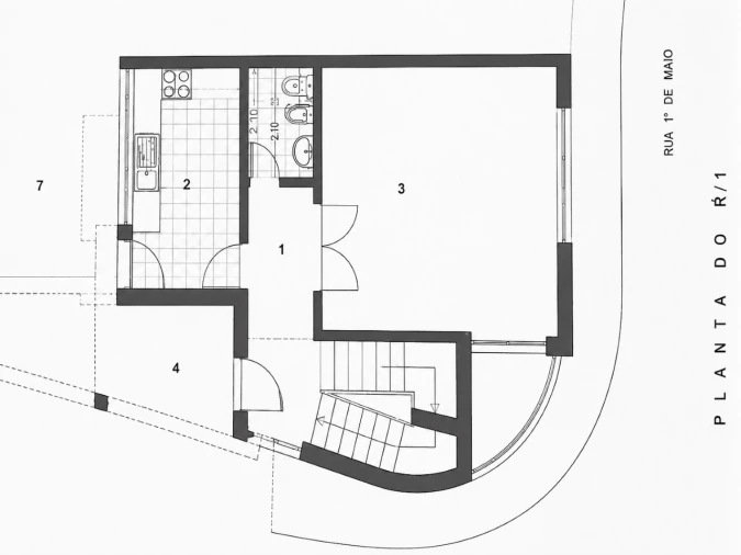 Moradia T3 para Venda em Pedrouços Planta 1