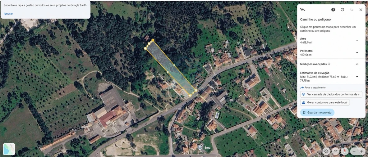 Terreno para Venda em Pego Planta 1
