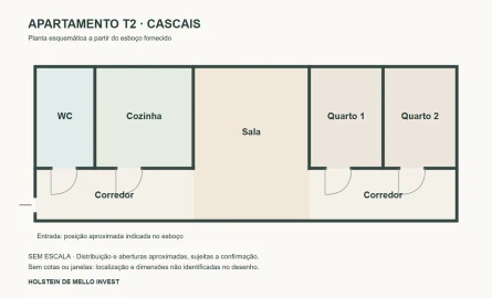 Apartamento T2 para Venda em Cascais e Estoril