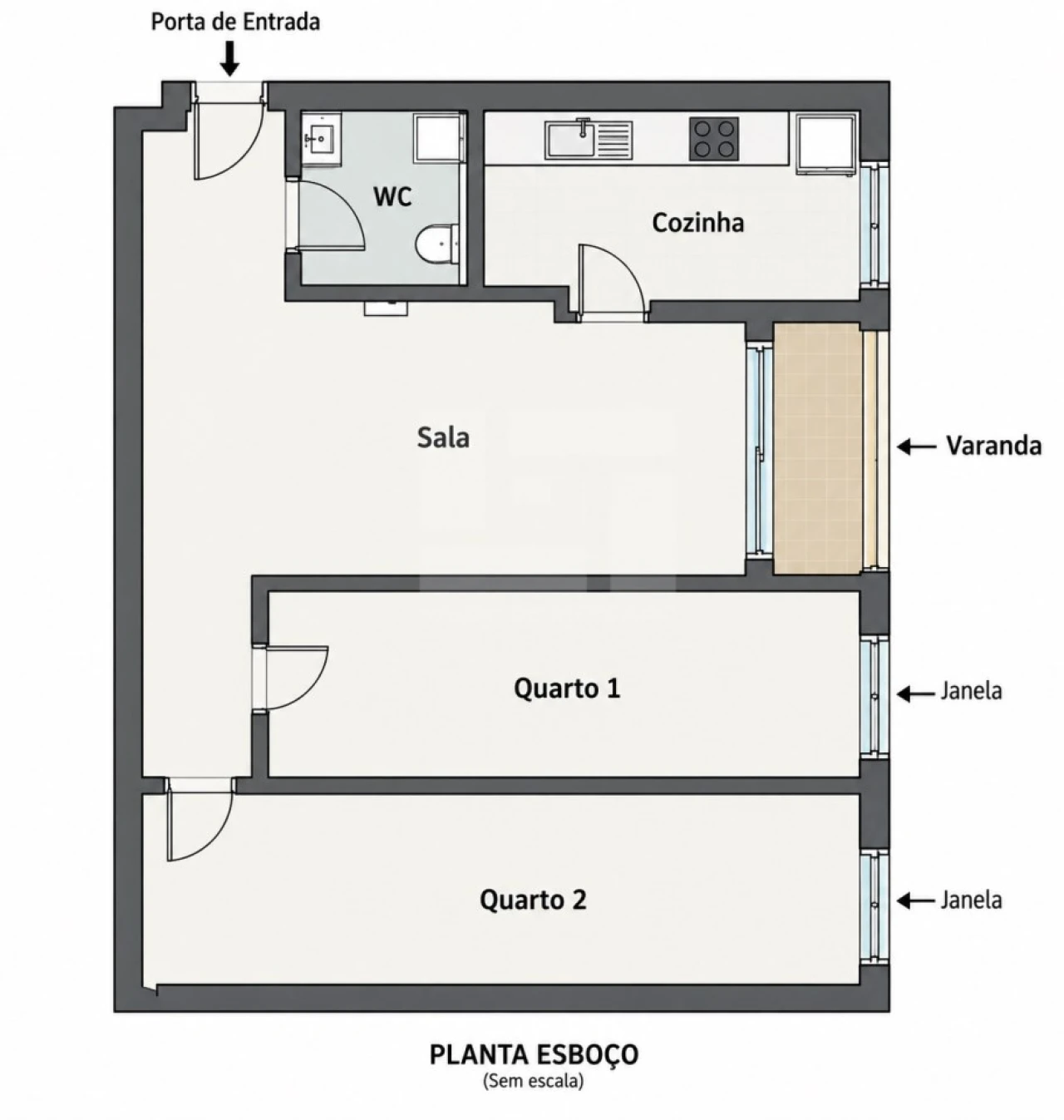 Apartamento T2 para Venda em Cascais e Estoril Foto 21