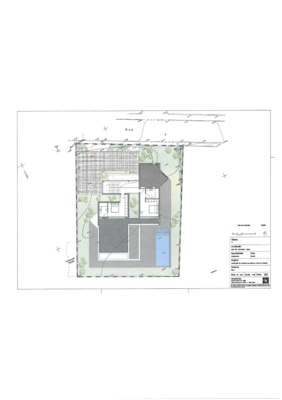 Terreno para Venda em Estômbar e Parchal Planta 2