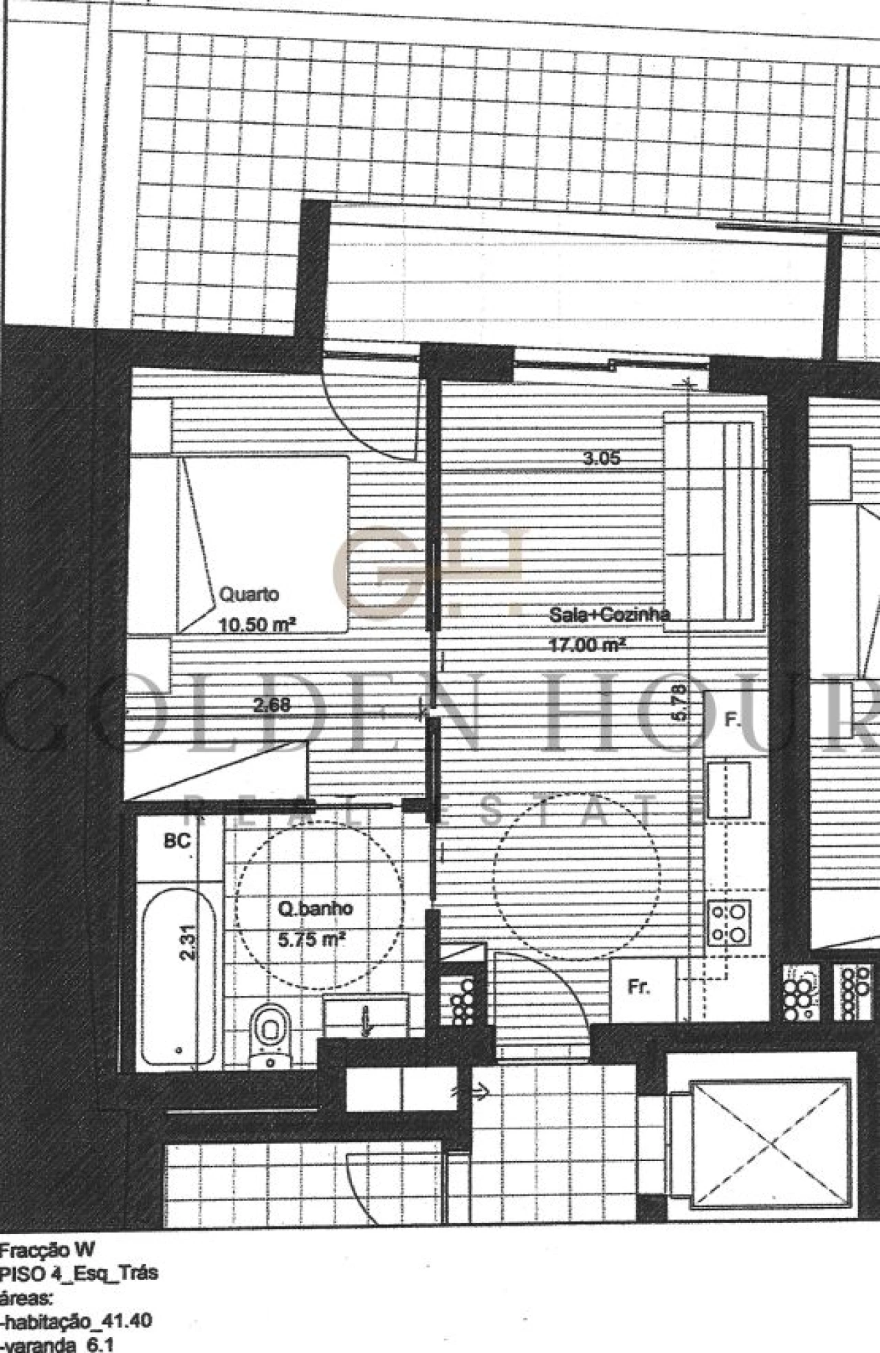 Apartamento T1 para Venda em Oliveira do Douro Planta 2