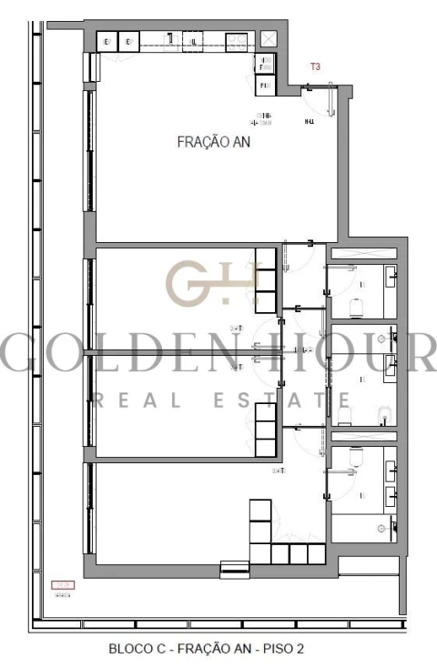 Apartamento T3 para Venda em Madalena