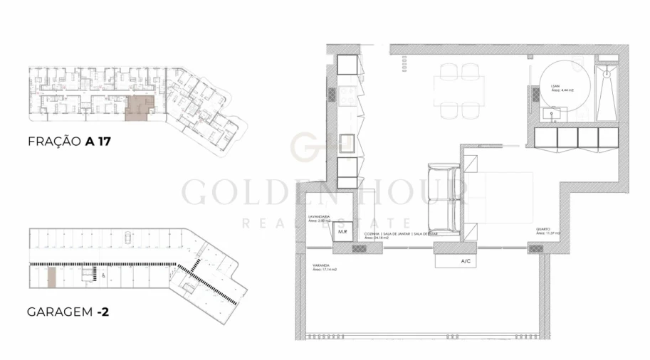 Apartamento T1 para Venda em Oliveira do Douro Planta 1